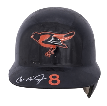 1995 Cal Ripken Jr. Game Used & Signed Baltimore Orioles Batting Helmet (Ripken LOA & Beckett)